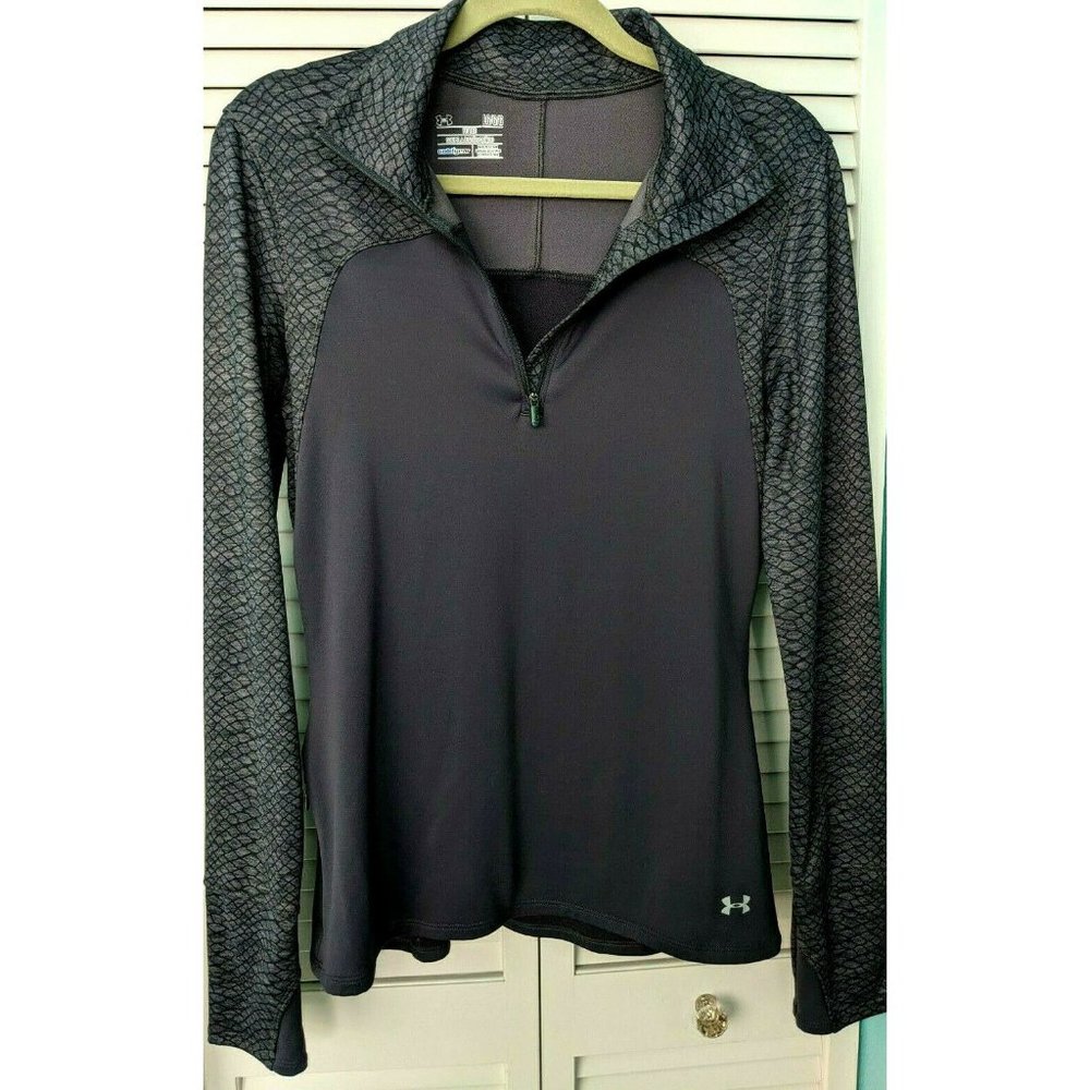 Under Armour Semi-Fitted Pullover L Women Gray